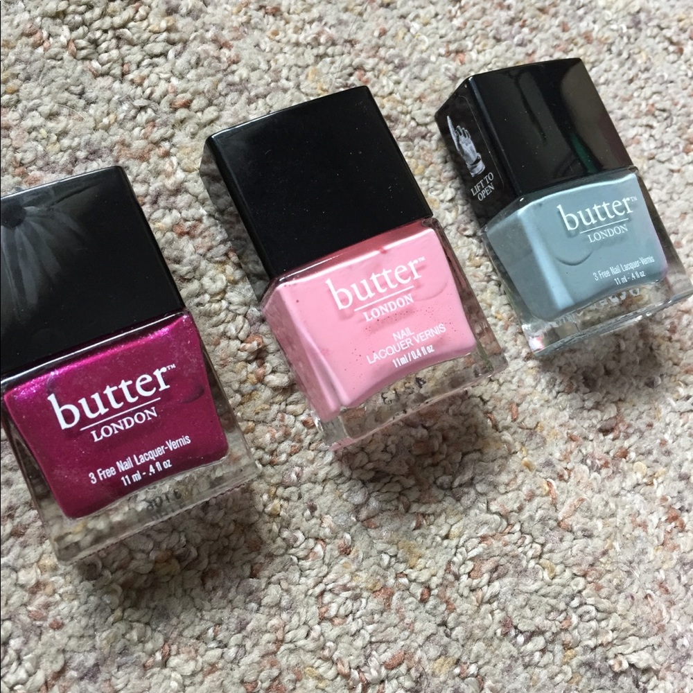 butterLONDON in sparkling ruby, pink and grey